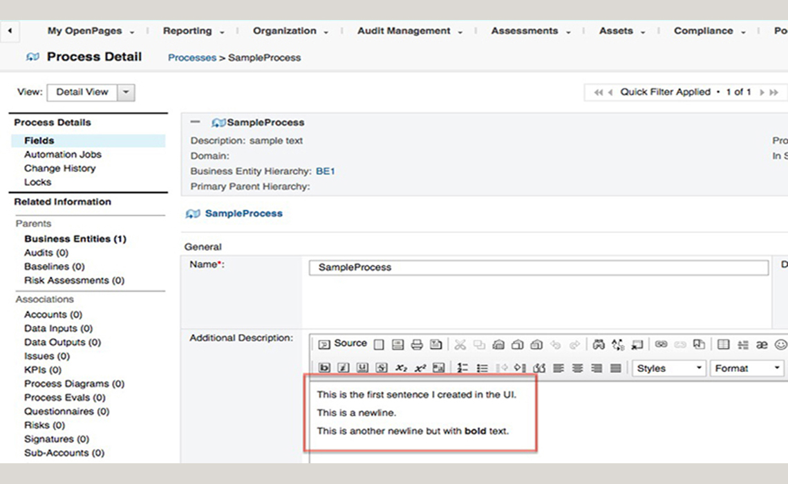 IBM openpages